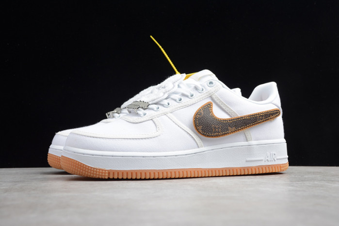 AIR FORCE 1 White LV  Head  Cover AQ4211  001