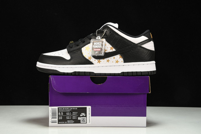 nike sb dunk low stars black  dh3228-102