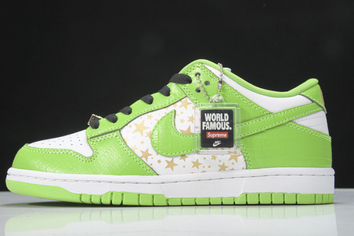 nike sb dunk low stars mean green dh3228-101