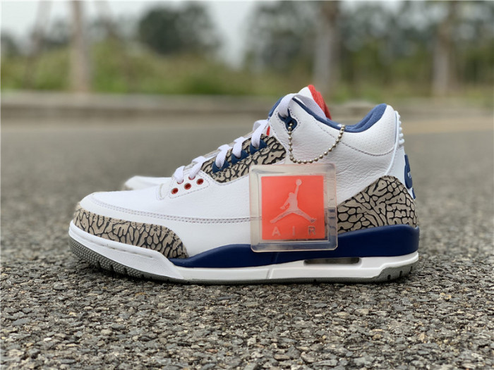 AIR JORDAN 3 RETRO TRUE BLUE NIKE AIR FIRST LOOK 854262-106