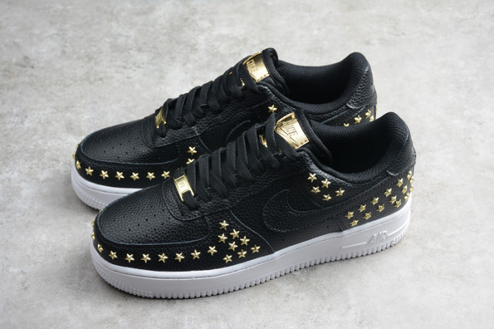 NIKE AIR FORCE 1 LOW STARS BLACK AR0639-001