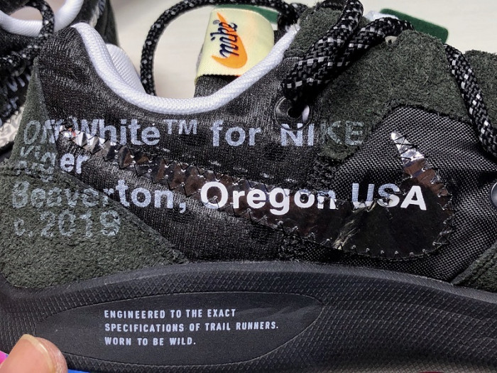 O-W x Nike Zoom Terra Kiger 5 Black CD8179-001