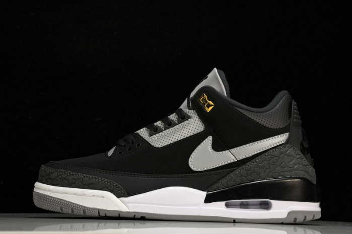 Jordan 3 Retro Tinker Black Cement Gold  CK4348-007