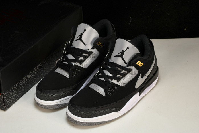 Jordan 3 Retro Tinker Black Cement Gold  CK4348-007