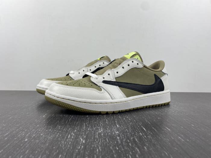 Jordan 1 Retro Low Golf Travis Scott Neutral Olive