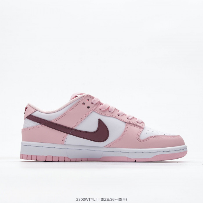 Nike Dunk Low Pink Foam Red White (GS)   CW1590-601