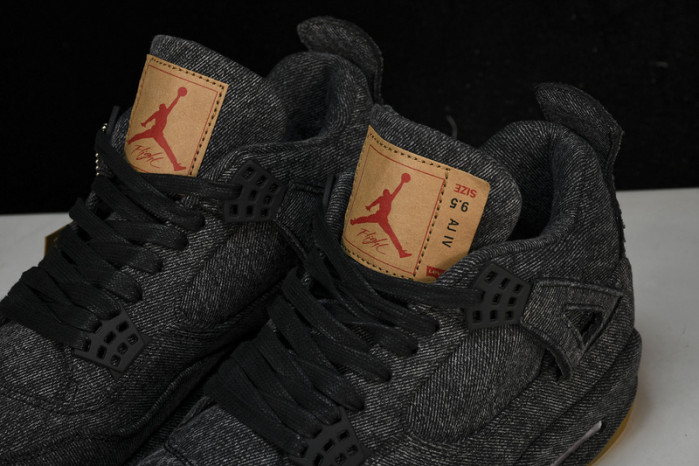 air jordan 4 retro L*v*s nrg  L*v*s - black denim ao2571-001