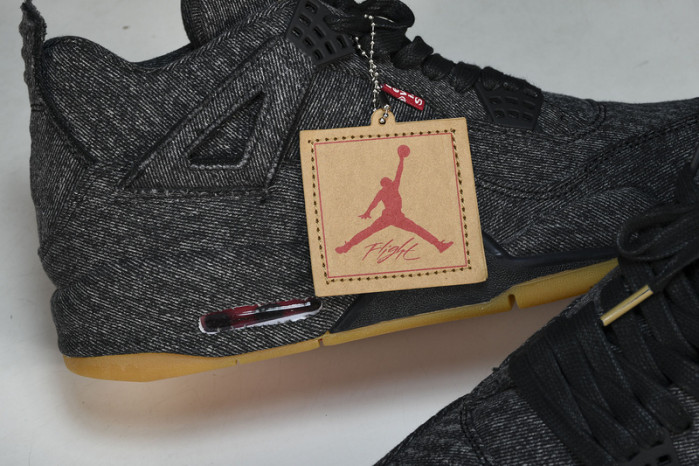 air jordan 4 retro L*v*s nrg  L*v*s - black denim ao2571-001