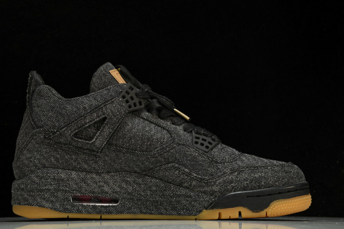 air jordan 4 retro L*v*s nrg  L*v*s - black denim ao2571-001