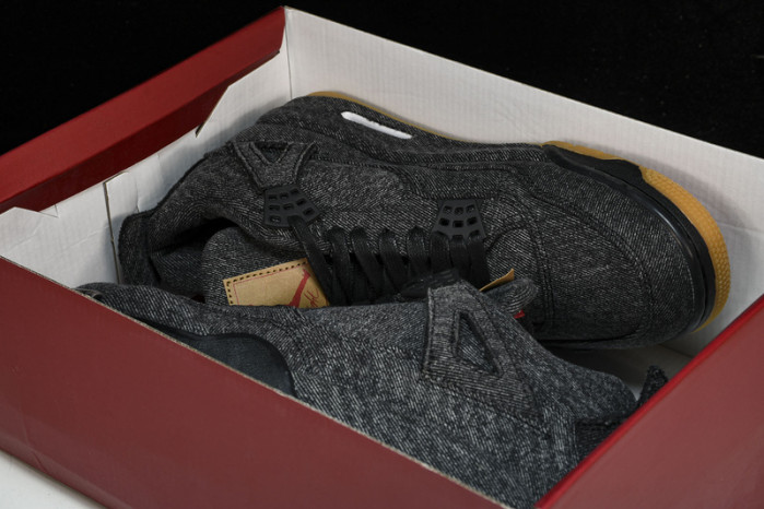 air jordan 4 retro L*v*s nrg  L*v*s - black denim ao2571-001