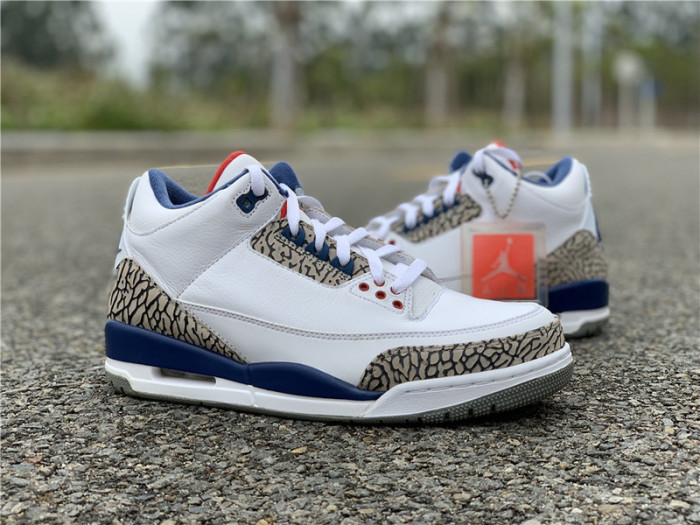 AIR JORDAN 3 RETRO TRUE BLUE NIKE AIR FIRST LOOK 854262-106