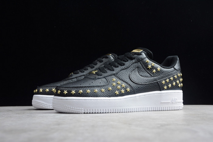 NIKE AIR FORCE 1 LOW STARS BLACK AR0639-001