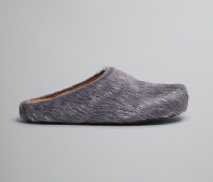 MARNI CALF HAIR SLIPPERS