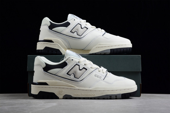 New Balance 550 Cream Black BB550LWT