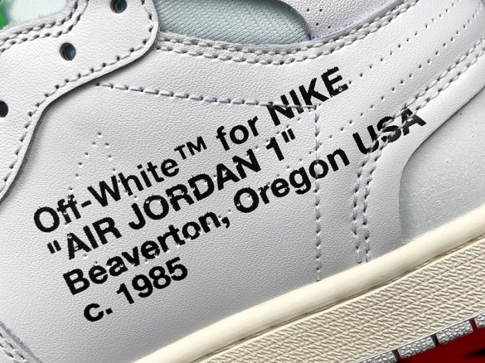 Air Jordan 1 Retro High O-W White  AQ0818-100