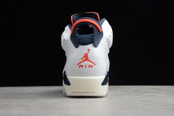 AIR JORDAN 6 RETRO TINKER WHITE/INFRARED 23-NEUTRAL GREY-SAIL 384664-104