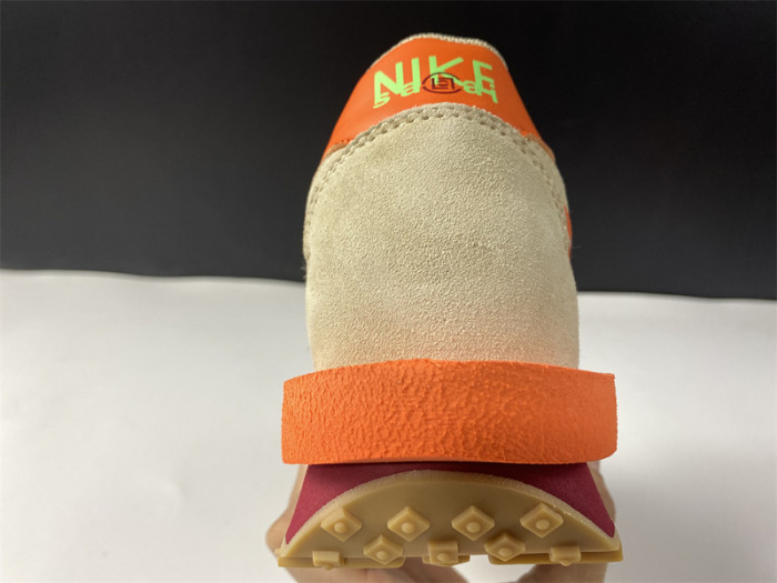 Nike LD Waffle sacai CLOT Kiss of Death Net Orange Blaze  DH1347-100
