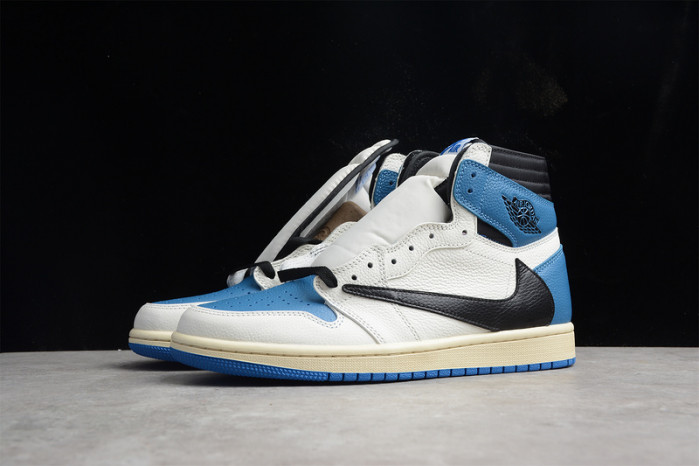 Travis Scott x Fragment x Air Jordan 1 High OG SP Military Blue DH3227-105