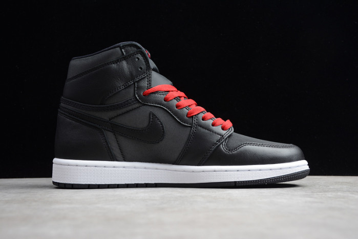 Air Jordan 1 Black Satin Gym Red 555088-060