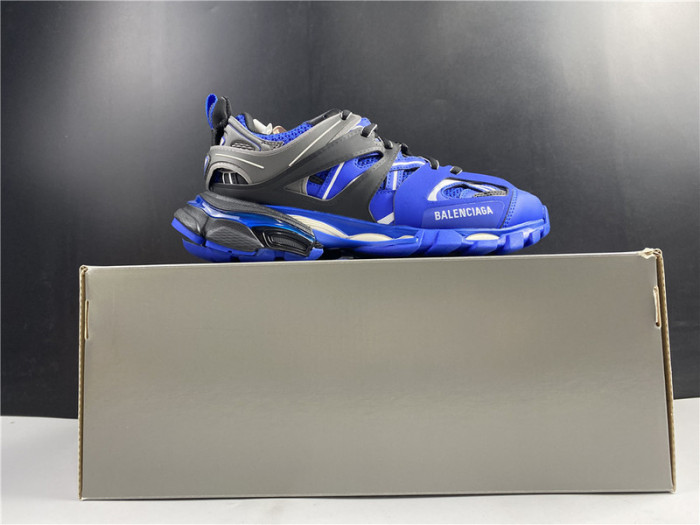 Ba*len*cia*ga track trainer  blue and black 542436 w3ac1 2047