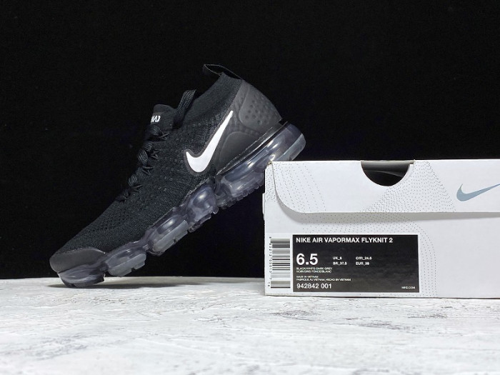 AIR VAPORMAX 2 BLACK WHITE 942842-001