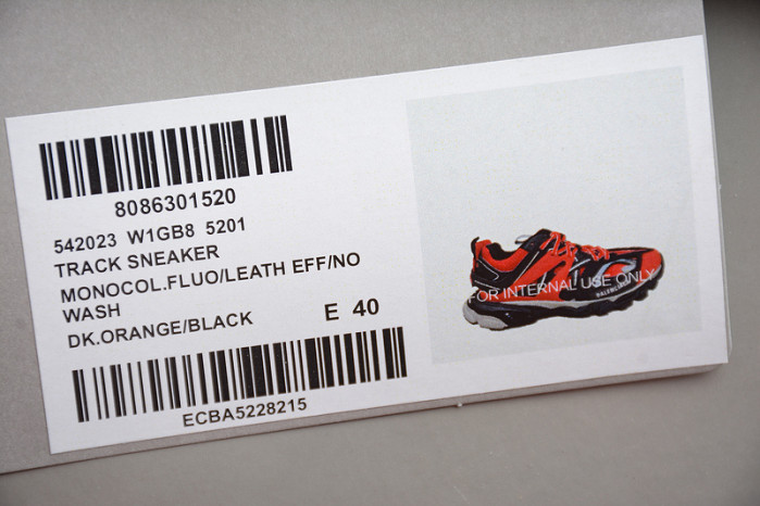 Ba*len*cia*ga track trainer  red and black 542023 w1gb8 5201