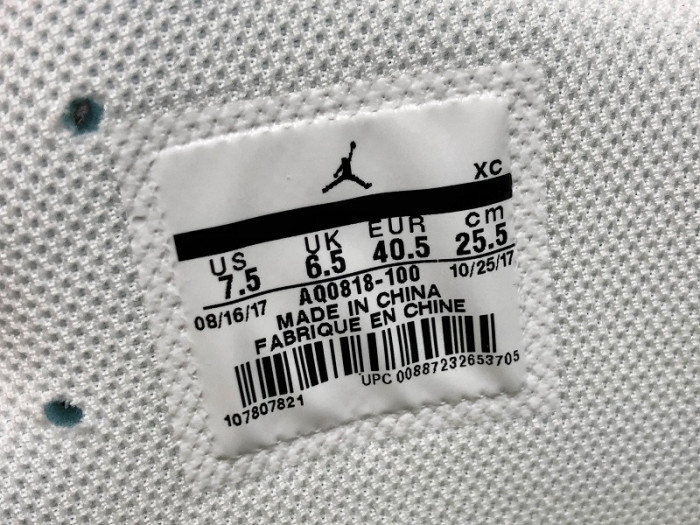 Air Jordan 1 Retro High O-W White  AQ0818-100