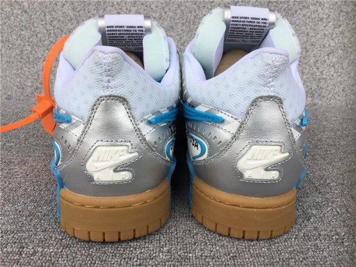 O-W NIKE AIR RUBBER DUNK “”UNIVERSITY BLUE“ CU6015-100