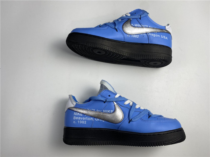 O-W x AIR FORCE 1 LOW UNIVERSITY BLUE CK0866-401
