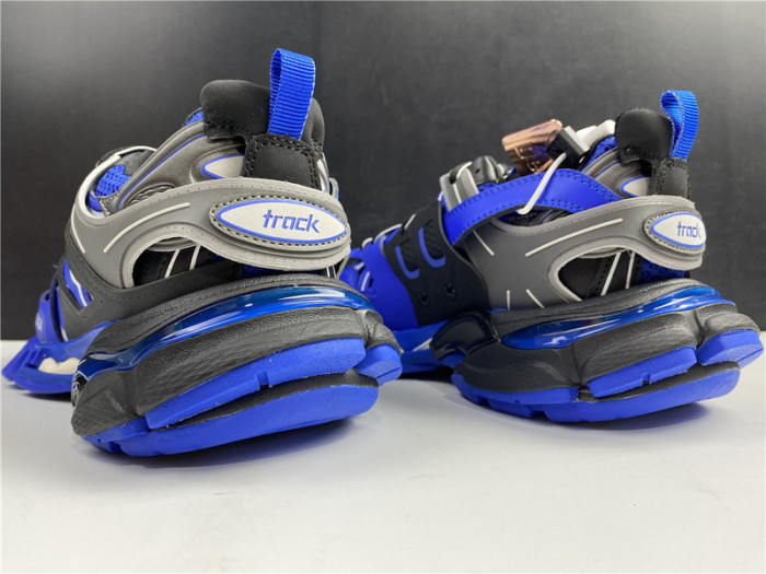 Ba*len*cia*ga track trainer  blue and black 542436 w3ac1 2047