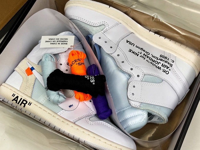 Air Jordan 1 Retro High O-W White  AQ0818-100