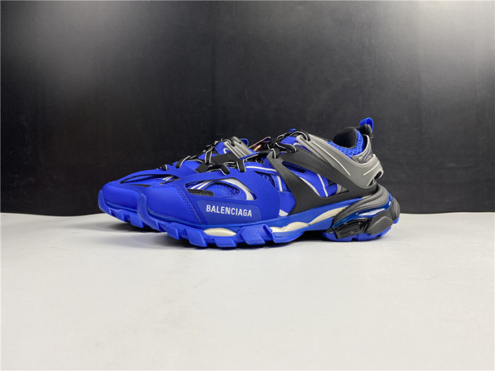Ba*len*cia*ga track trainer  blue and black 542436 w3ac1 2047