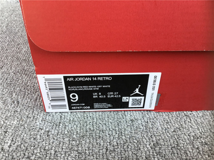 AIR Jordan 14 Retro Gym Red Toro 487471-006