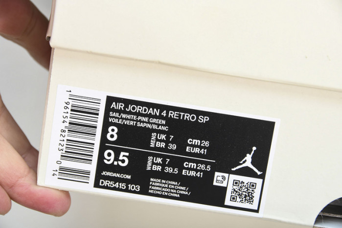 Jordan 4 Retro SB Pine Green DR5415-103