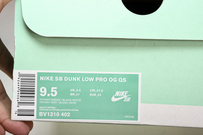 nike sb dunk low T*f*ny green  bv1310-402