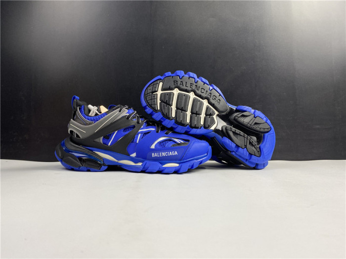 Ba*len*cia*ga track trainer  blue and black 542436 w3ac1 2047