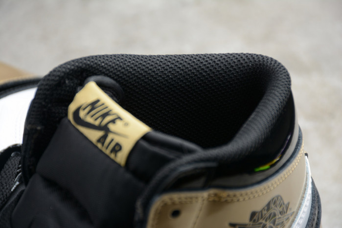 Jordan 1 Retro High NRG Patent Gold Toe  861428-007