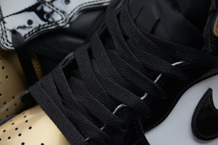 Jordan 1 Retro High NRG Patent Gold Toe  861428-007