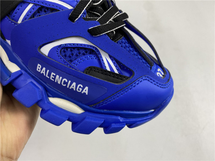 Ba*len*cia*ga track trainer  blue and black 542436 w3ac1 2047