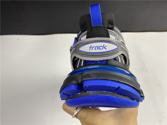 Ba*len*cia*ga track trainer  blue and black 542436 w3ac1 2047