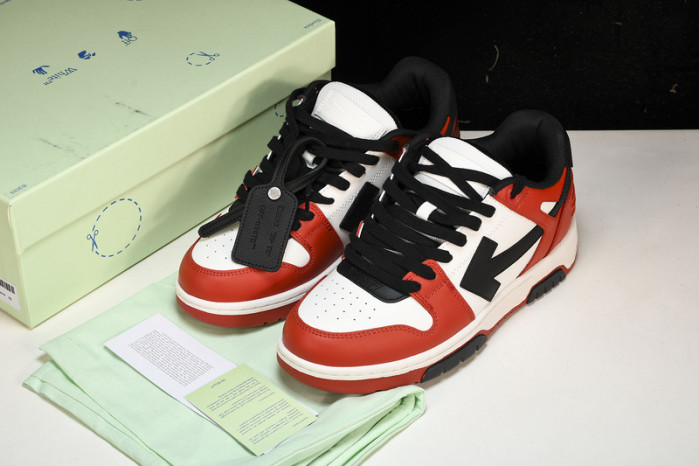 OFF-WHITE Out Of Office "OOO" Low Tops
