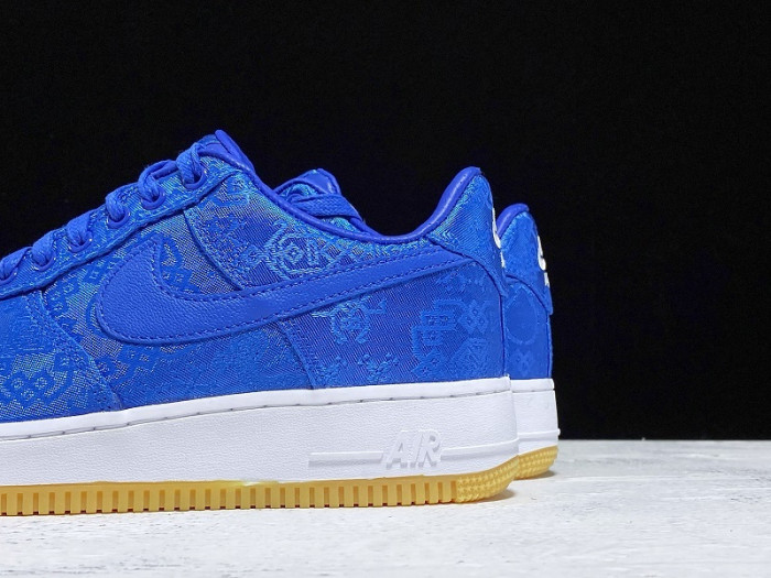 The Clot x Nike Air Force 1 Low in Game Royal CJ5290-400