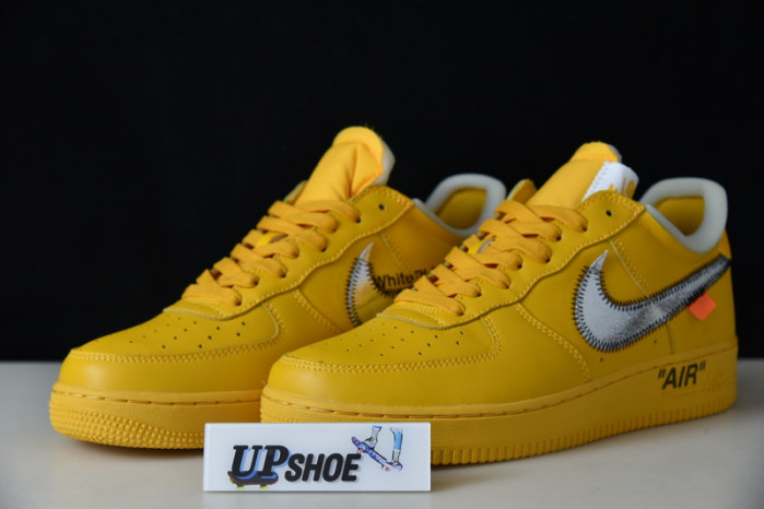 Nike Air Force 1 Low Off-White ICA University Gold  DD1876-700