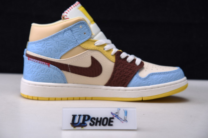 Maison Chateau Rouge x Air Jordan 1 High Mid  Fearless CU2803-200