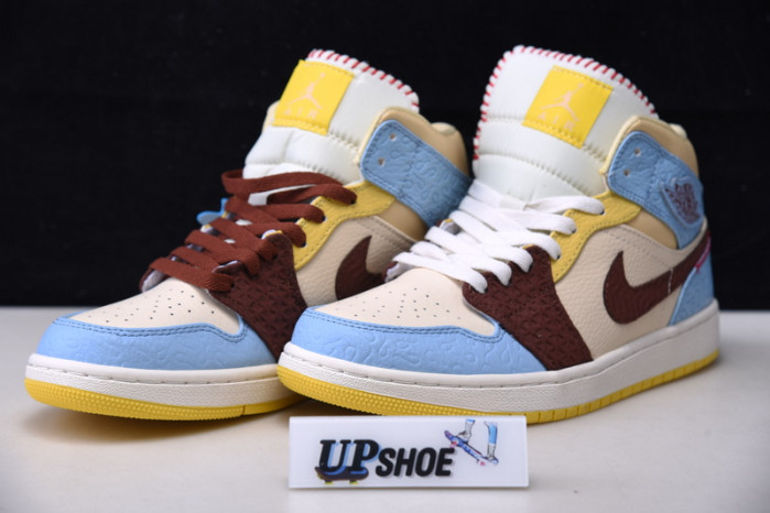Maison Chateau Rouge x Air Jordan 1 High Mid  Fearless CU2803-200