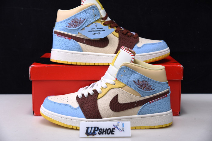 Maison Chateau Rouge x Air Jordan 1 High Mid  Fearless CU2803-200
