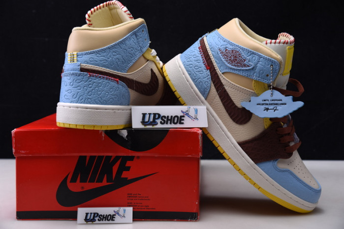 Maison Chateau Rouge x Air Jordan 1 High Mid  Fearless CU2803-200