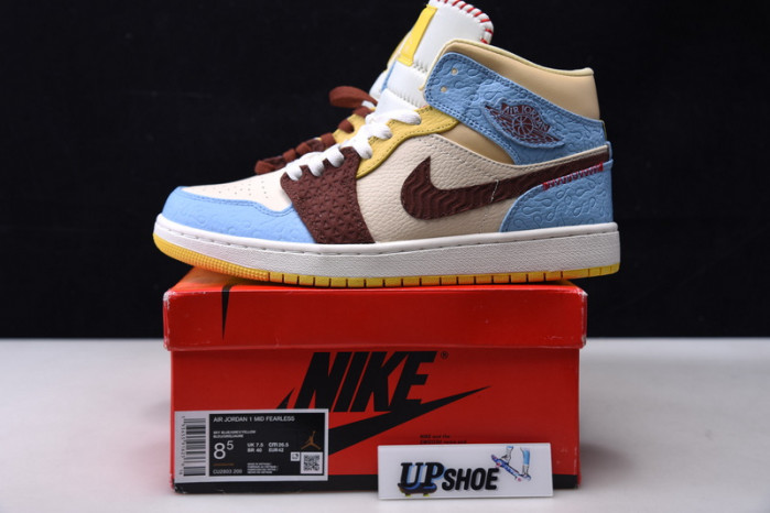Maison Chateau Rouge x Air Jordan 1 High Mid  Fearless CU2803-200