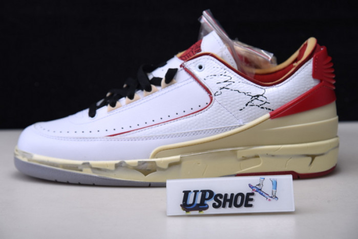 Air Jordan 2 Retro Low SP O-W White Red DJ4375-106