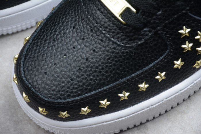 NIKE AIR FORCE 1 LOW STARS BLACK AR0639-001